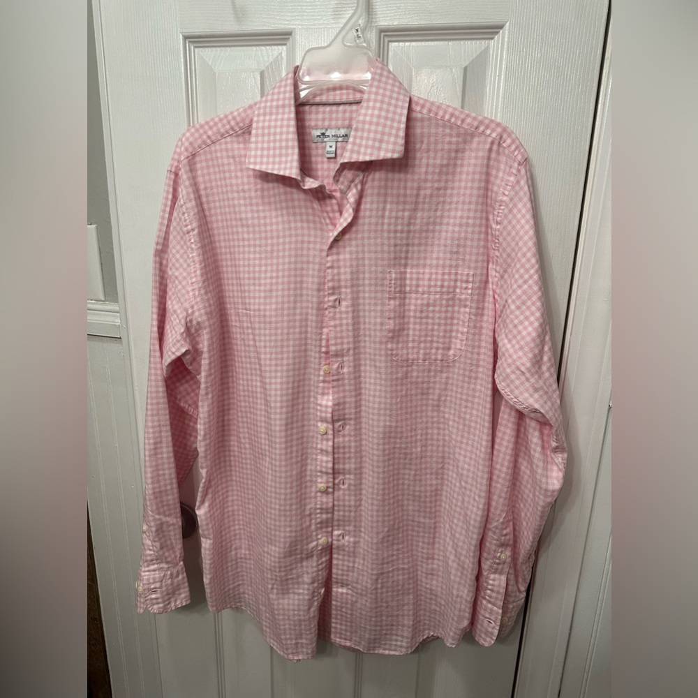 Peter Millar cotton button up. Size Medium.